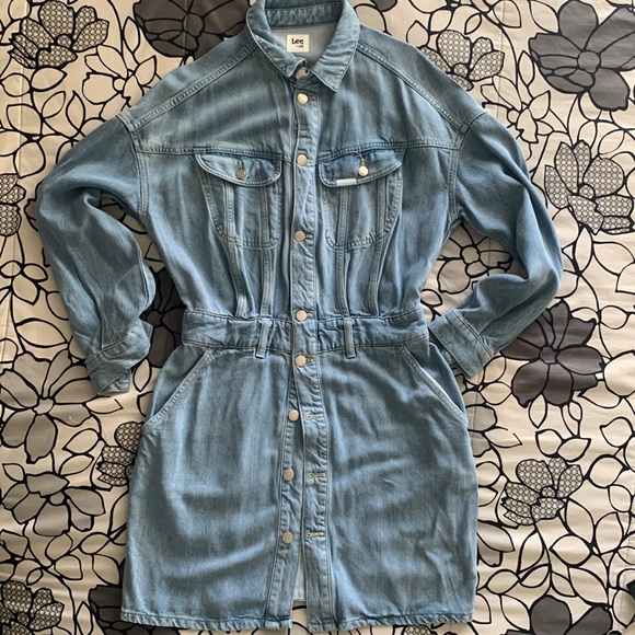 New 💫 Lee x H&M Lyocell-blend denim dress - Picture 6 of 12